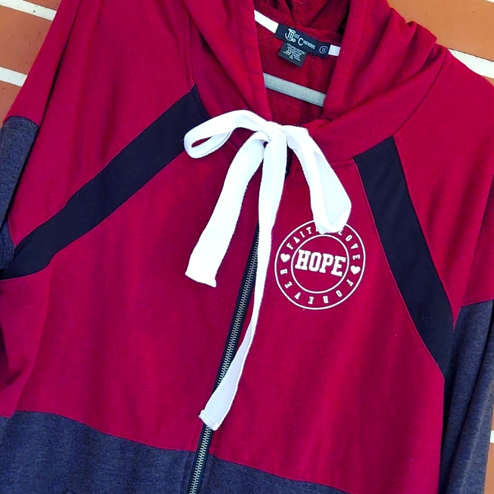 Miss Chievous sz 1x  Hooded Jacket RN 114973